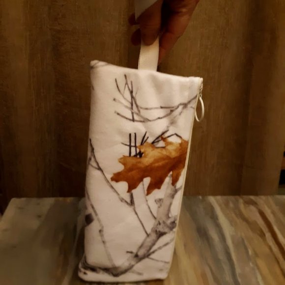 Felt-like Camouflage Zipper Hang Travel Case Soft shell Toothbrush Razor holder - Picture 2 of 6